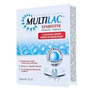 MULTILAC CAPSULES 10 PCS. synbiotic, visor with antibiotics