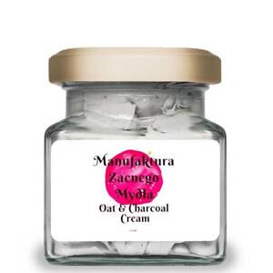 Manufaktura Zacnego Mydła Face Cream with Oats and Activated Charcoal 130ml