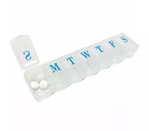 Medisure 7 Day Pill Reminder Box to Organise Daily Tablets 1 Piece