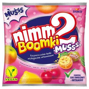 Nimm2 Boomki Musss Soluble Fruit Candies Enriched with Vitamins 90g