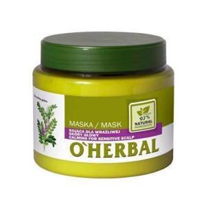 O'HERBAL Soothing Hair Mask with Licorice Extract for Sensitive Scalp 500 ml