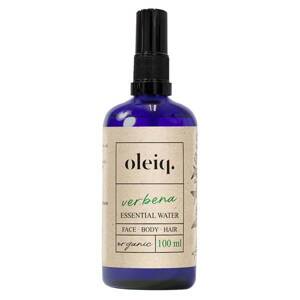 Oleiq Organic Verbena Essential Water for Face Body and Hair 100ml Best Before 31.08.23