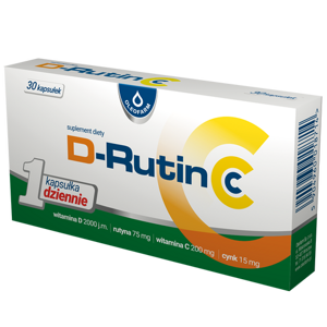 Oleofarm D-Rutin CC Rutin Vitamin C Supports Immune System 30 Capsules