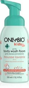 OnlyBio Baby Gentle Body Wash Foam for 3 Years Old Children for Sensitive and Delicate Skin 300ml