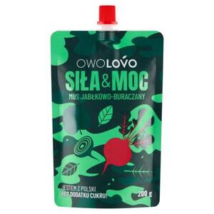 OwoLovo Strength and Power Apple-Beetroot Mousse without Sugar Addition 200g