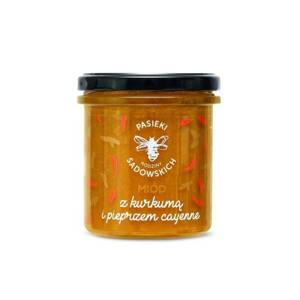 Pasieki Sadowskich Honey with Turmeric and Cayenne Pepper 430g