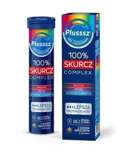 Plusssz 100% Contraction Complex Effervescent Tablets with Orange Grapefruit Flavor 20pcs