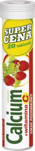 Plusssz Calcium 300 + Vitamin C Effervescent Tablets with Strawberry Flavor 20pcs