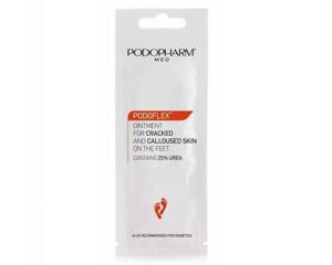 Podopharm Med Podoflex Ointment for Cracked and Calloused Skin On Feet 25% Urea 10ml