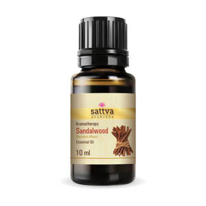 Sattva Ayurveda Sandalwood Essential Oil 10ml Best Before 31.12.24