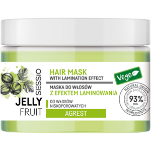 Sessio Jelly Fruit Mask with Lamination Effect for Low Porosity Hair with Gooseberry 250g