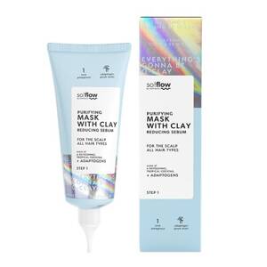 So!Flow Purifying Clay Mask Reducing Sebum for Scalp 100ml