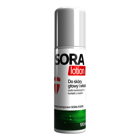Sora Lotion for Scalp and Hair of Persons Exposed to Lice 100ml - BEST BEFORE 31.01.2022