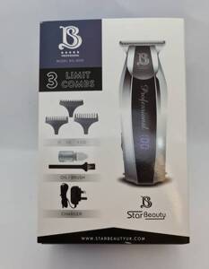 Star Beauty Professional Cord & Cordless Trimmer Model 9230 3 Combs 1 Piece