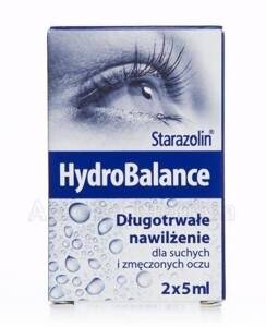 Starazolin HydroBalance Lubricant Eye Drops 2x5ml