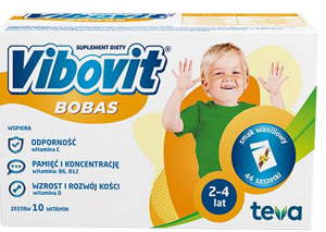 Vibovit Baby Vanilla Flavor Child Development Support 2-4 Years 44 Sachets