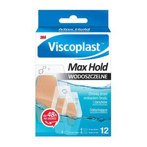 Viscoplast Max Hold Waterproof Breathable Patches 12 Pieces