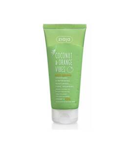 Ziaja Coconut & Orange Vibes Softening and Refreshing Body Mousse for Dry and Dehydrated Skin 200ml