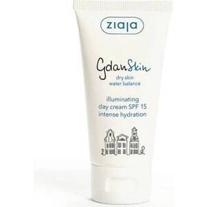 Ziaja GdanSkin Illuminating Day Cream SPF15 Deeply Hydrating Dry Skin 50ml