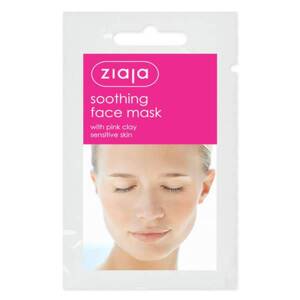Ziaja Soothing Mask with Pink Clay for Sensitive Skin Vegan 7ml