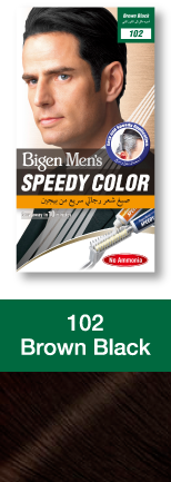 Bigen Speedy Color for Men Hair Dye No. 102 Brown Black without Ammonia 1  Piece | Cosmetics \ For Men \ Hair Cosmetics \ Hair \ Coloring