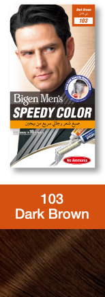 Bigen Speedy Color for Men Hair Dye No. 103 Dark Brown without Ammonia 1  Piece | Cosmetics \ For Men \ Hair Cosmetics \ Hair \ Coloring