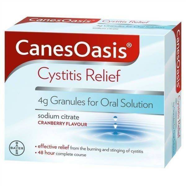Canesten CanesOasis Cystitis Relief for Urine Infection 6 Sachets