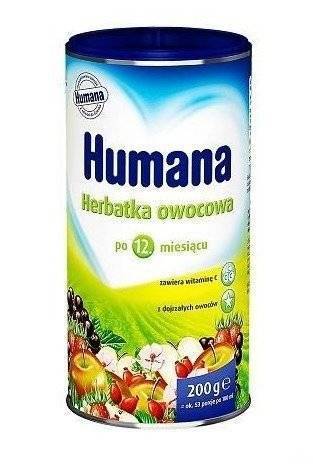 Humana Fruit Tea For 12 months Natural Vitamin With Vitamin C 200g |  Supplements \ From Nature \ Herbal teas & Powdered herbs Supplements \ For  Baby