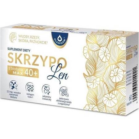  Skrzypolen Biotin for Hair Skin Nails 60 caps.