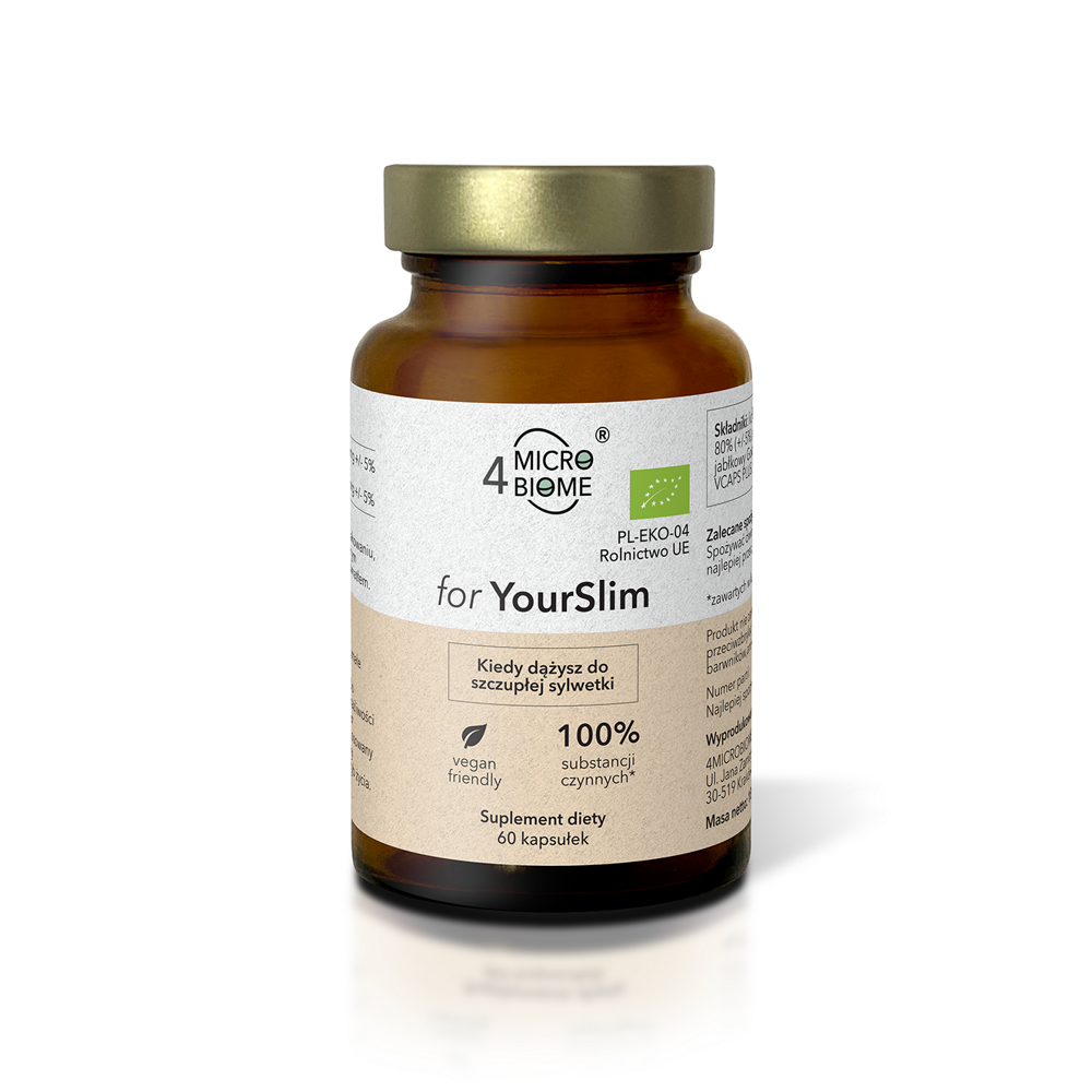 4 Microbiome for YourSlim Supports Metabolism 60 Capsules ​  Best Before 31.10.24