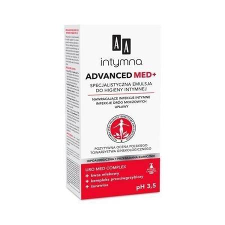 AA Intimate Med Advanced pH 3.5 Specialist Emulsion for Intimate Hygiene 300ml