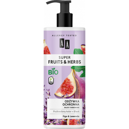AA Super Fruits & Herbs Protective Conditioner for Dyed Hair with Fig and Lavender 500ml