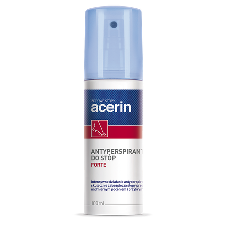 Acerin Forte Antiperspirant for Feet Protects Against Sweating and Unpleasant Smell 100ml