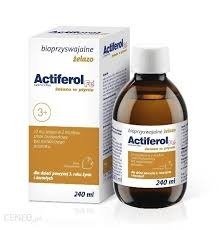 Actiferol Fe Iron Liquid For Children Over 3 Years Old And Adults 240ml