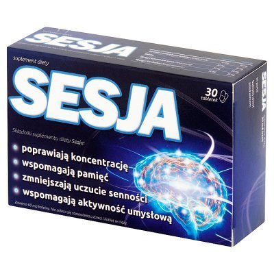 Aflofarm Sesja Supports Maintenance of Optimal Mental Activity 30 Tablets