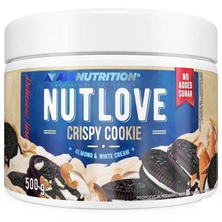 AllNutrition NutLove Sugar Free White Cream with Crispy Cookies and Almonds 500g