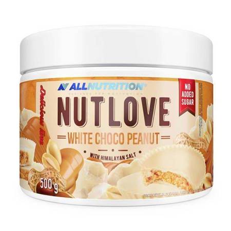 AllNutrition NutLove White Choco Peanut with Himalayan Salt and No Added Sugar 500g BEST BEFORE 02.02.2022
