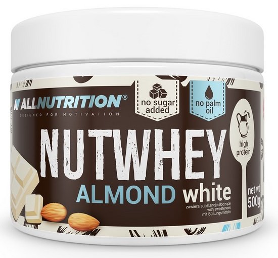 AllNutrition Nutwhey Almond White Chocolate Cream with No Added Sugar 500g