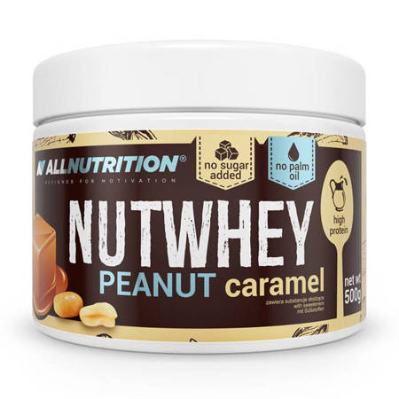 AllNutrition Nutwhey Peanut Caramel Cream with No Added Sugar  500g