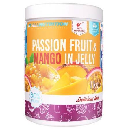 AllNutrition Passion Fruit & Mango In Jelly Fruzelin Whole Pieces of Fruit 1000g