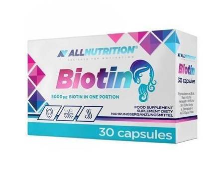 Allnutrition Biotin Dietary Supplement 5000uq 30 Capsules