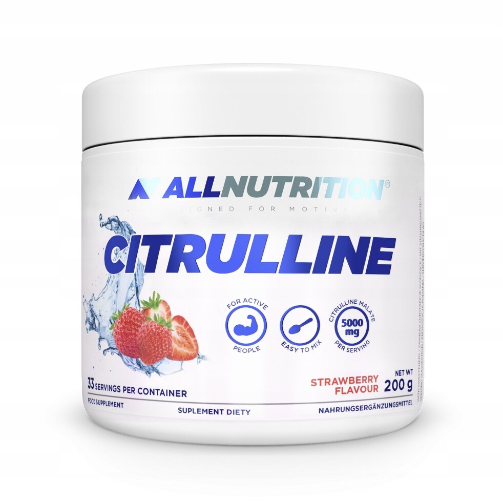 Allnutrition Citrulline Supports Active Training Strawberry 200g