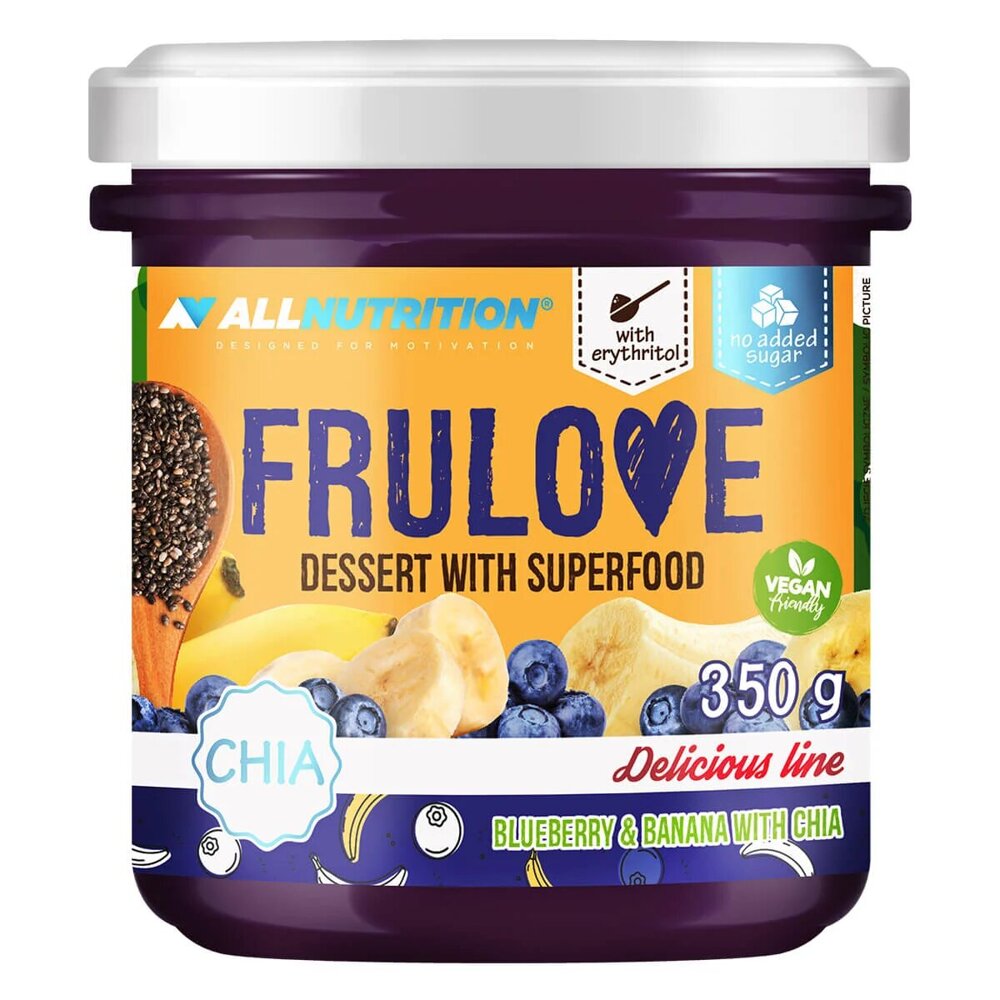 Allnutrition Delicious Line Frulove Dessert with Superfood Blueberry & Banana with Chia 350g