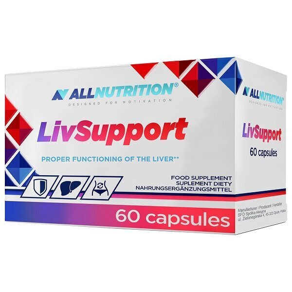 Allnutrition Livsupport for Proper Functioning of the Liver 60 Capsules