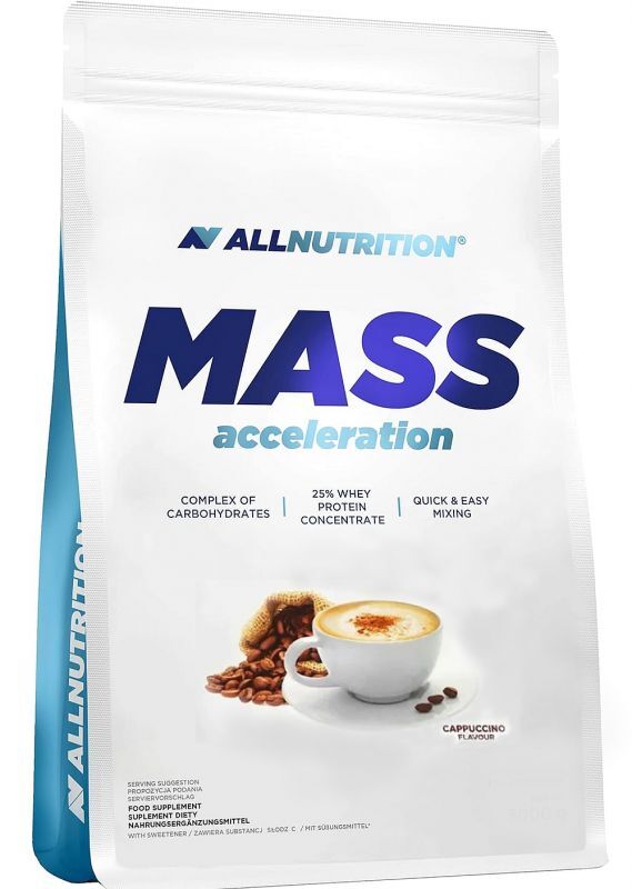 Allnutrition Mass Acceleration Cappucino Carbohydrate-Protein Complex 1000g