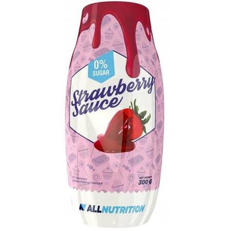 Allnutrition Strawberry Dietary Aromatic Sauce with No Added Sugar and Fat 300g