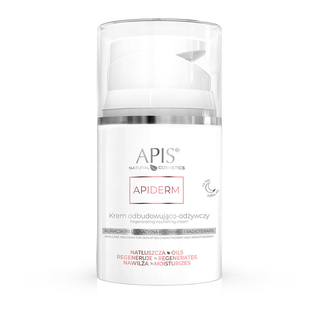 Apis Apiderm Regenerating and Nourishing Cream after Chemotherapy Radiotherapy Very Dry Skin Night 50ml
