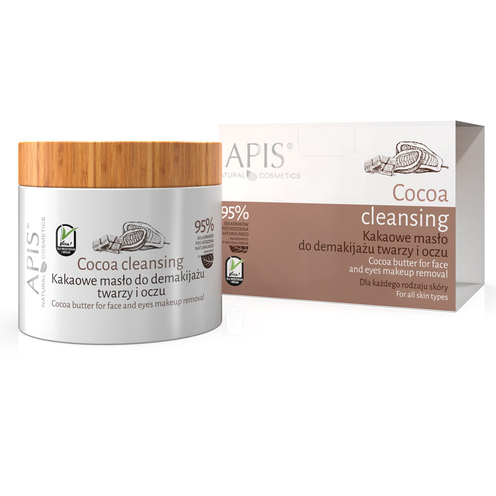 Apis Cocoa Cleansing Butter for Face and Eyes Makeup Removal for All Skin Types 40g