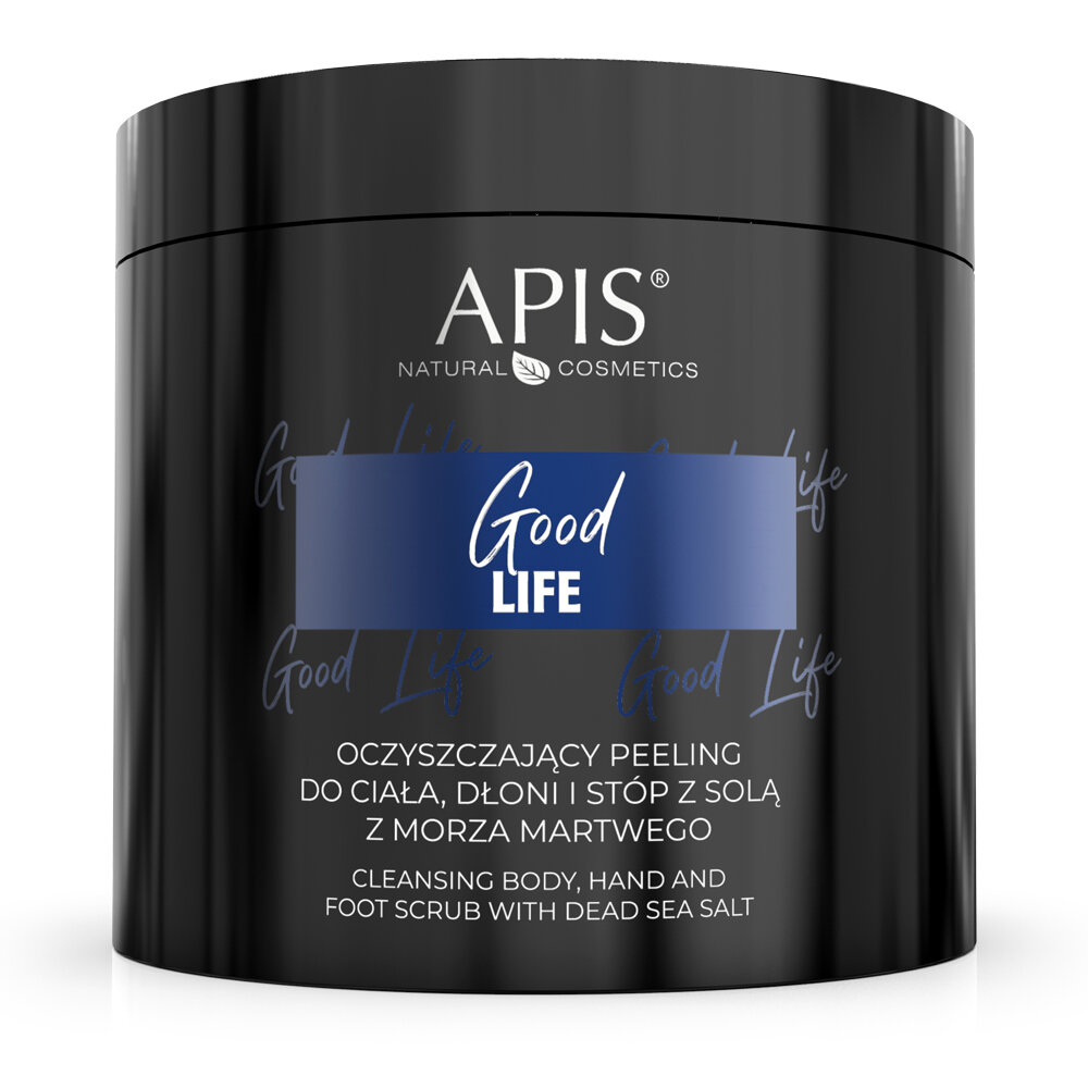 Apis Good Life Cleansing Body Hand Foot Scrub with Dead Sea Salt 700g