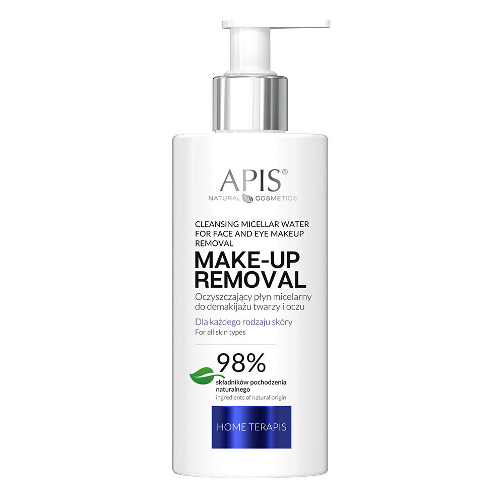 Apis Home Terapis Cleansing Micellar Water for Face and Eyes Makeup Removal 300ml